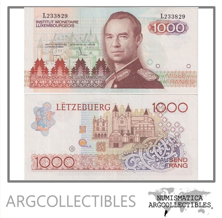 Luxemburgo Billete 1.000 Francos 1985 P-59 XF+