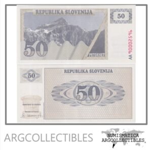 Eslovenia Billete 50 Tolarjev 1992 P-5 UNC