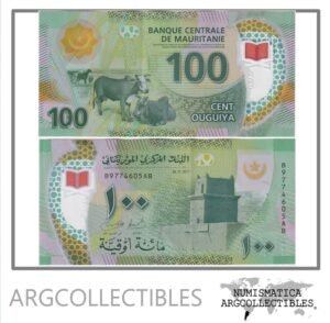 Mauritania Billete 100 Ouguiya 2017 P-23 XF (Polimero)