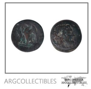 Reino Tolemaico Moneda AE Obolo Tolomeo II 285-246 a.C Svoronos-836 (Gaza)