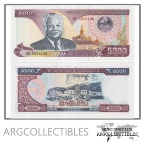 Laos Billete 5.000 Kip 1997 P-34a UNC