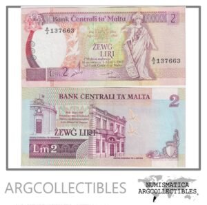 Malta Billete 2 Liri 1994 P-45a XF