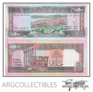 Libano Billete 500 Libras 1988 P-68 UNC