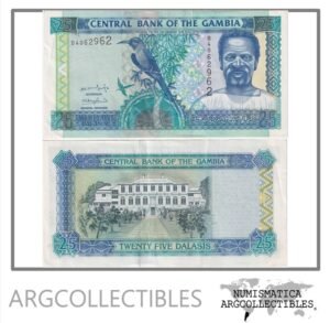 Gambia Billete 25 Dalasis 1991 P-14 XF