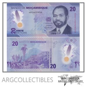 Mozambique Billete 20 Meticais 2024 P-155 UNC (Polimero)