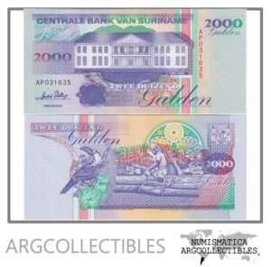Surinam Billete 2.000 Gulden 1995 P-142 UNC