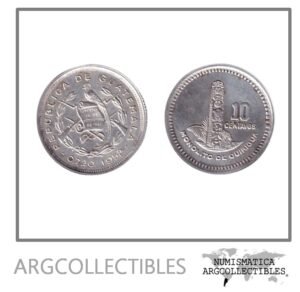 Guatemala Moneda 10 Centavos 1952 Plata 720 KM-256.1 AU