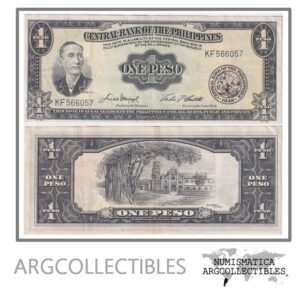 Filipinas Billete 1 Piso 1949 P-133f VF+