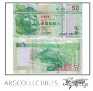 Hong Kong Billete 50 Dolares 2005 P-208b XF