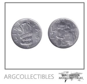 San Marino Moneda 2 Liras 1995 Aluminio KM-323 UNC