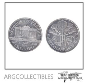 Austria Moneda 1,5 Euros 2015 Plata 999 Sinfonica de Viena UNC