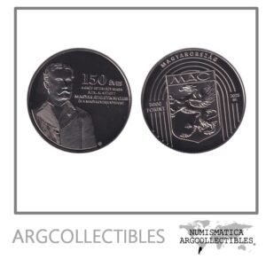 Hungria Moneda 3.000 Forint 2025 Niquel 150 Aniversario Club de Atletismo Proof