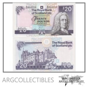 Escocia Billete 20 Pounds 2007 P-354d UNC