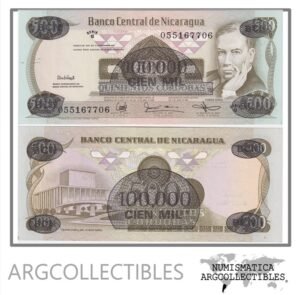 Nicaragua Billete 100.000 Cordobas 1987 P-149 UNC