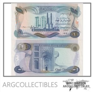 Irak Billete 1 Dinar 1973 P-63b UNC