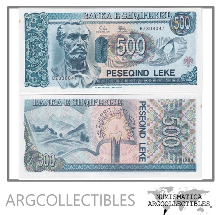 Albania Billete 500 Leke 1994 P-57 AU