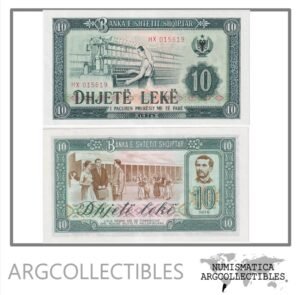 Albania Billete 10 Leke 1976 P-43 UNC