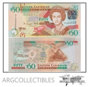 Caribe del Este Billete 50 Dolares 2012 P-54a UNC