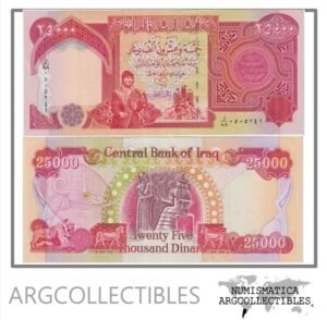 Irak Billete 25.000 Dinars 2010 P-96 AU