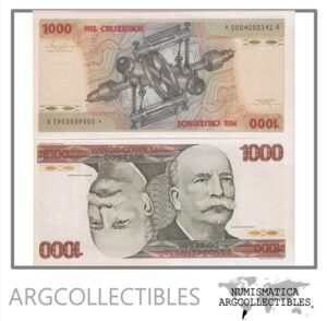 Brasil Billete 1.000 Cruzeiros 1980 P-197c/C-155a AU (Reposicion)