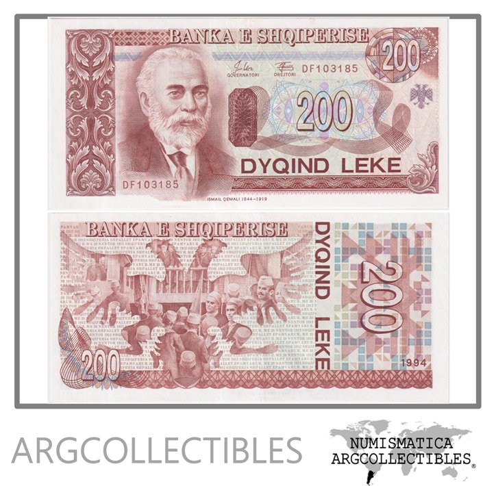 Albania Billete 200 Leke 1994 P-56 UNC