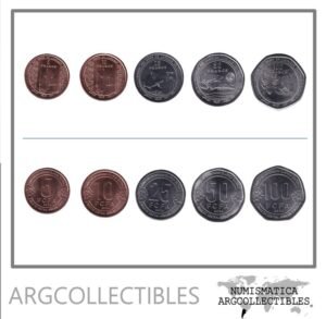 Africa Central (BEAC) Moneda Lote x 5 2024 UNC