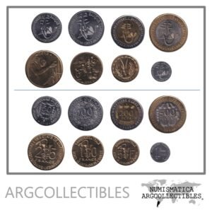 Africa Occidental (BCEAO) Moneda Set x 8 2001-2014 UNC