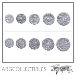 Katanga Moneda Set x 5 2021 Animales UNC