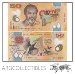 Papua Nueva Guinea Billete 50 Kina 2025 P-58 UNC (Polimero) (50 Aniversario Indep.)