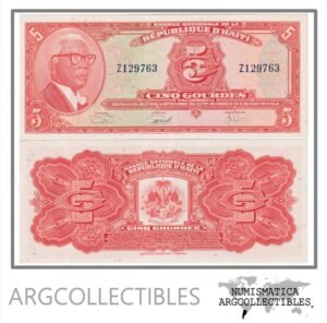 Haiti Billete 5 Gourdes 1973 P-212 UNC