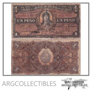 Uruguay Billete 1 Peso 1934 P-21/CR-8.III F+ (Serie G)