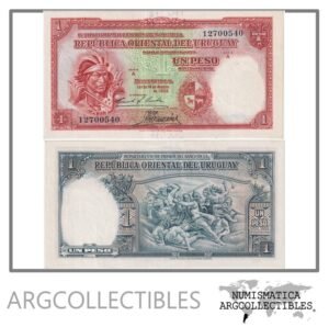 Uruguay Billete 1 Peso 1935 P-28/CR-9.III.7 XF+