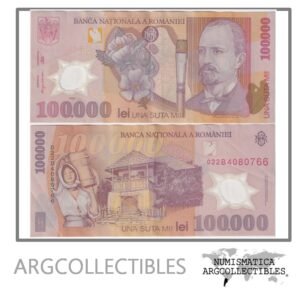 Rumania Billete 100.000 lei 2001 P-114 XF (Polimero)