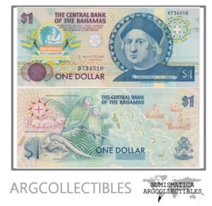Bahamas Billete 1 Dolar 1992 P-50 UNC (Colon)