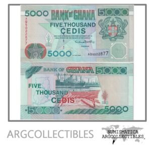Ghana Billete 5.000 Cedis 1999 P-34d AU