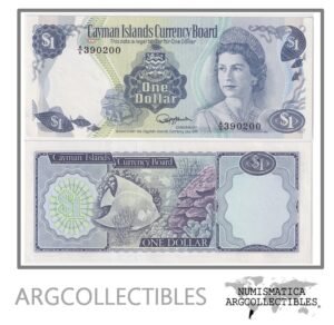 Islas Caiman Billete 1 Dolar 1974 P-5e UNC