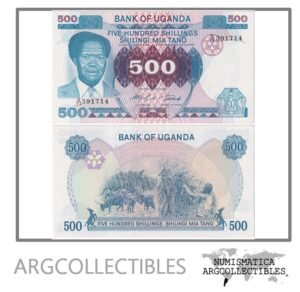 Uganda Billete 500 Shillings 1983 P-22 UNC