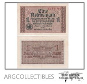 Alemania(Nazi) Billete 1 Marco 1940 P-R136 XF (Territorios Ocupados)
