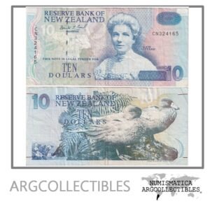 Nueva Zelanda Billete 10 Dolares 1994 P-182 VF