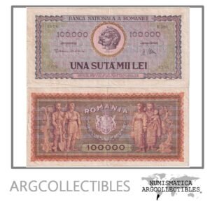 Rumania Billete 100.000 Lei 1947 P-59 VF