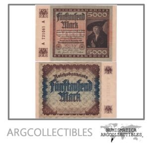 Alemania Billete 5.000 Marcos 1922 P-81 AU