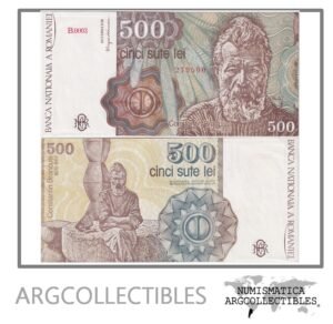 Rumania Billete 500 Lei 1991 P-98a AU