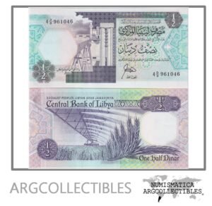 Libia Billete 1/2 Dinar 1990 P-53 UNC