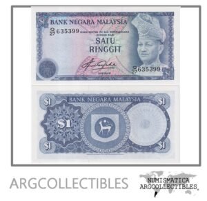 Malasia Billete 1 Ringgit 1981 P-13b UNC
