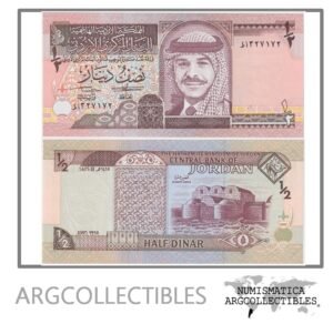 Jordania Billete 1/2 Dinar 1995 P-28a UNC