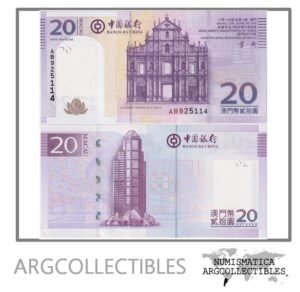 Macao Billete 20 Patacas 2013 P-109b UNC
