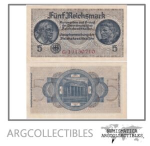 Alemania(Nazi) Billete 5 Marcos 1940 P-R138 UNC (Territorios Ocupados)