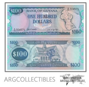 Guyana Billete 100 Dolares 1989 P-28 UNC