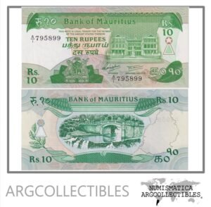 Mauricio Billete 10 Rupias 1985 P-35 UNC