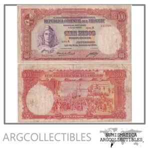 Uruguay Billete 100 Pesos 1935 P-31/CR-9.VII.1 VF